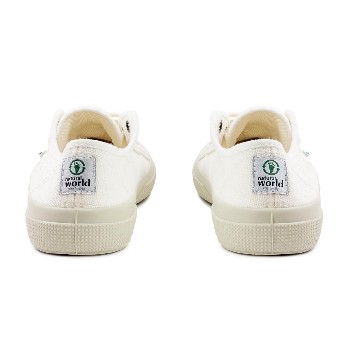 Kadın Sneaker ( Günlük) 901-505 BASQUET TINTADO Natural World Blanco