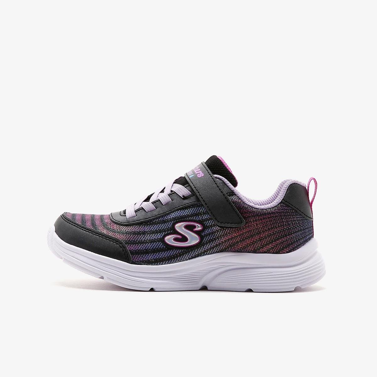 Kız Çocuk Sneaker ( Günlük) 303393L BKMT Skechers  WAVY LITES - HYDRO CRUSH Black Multi Knit