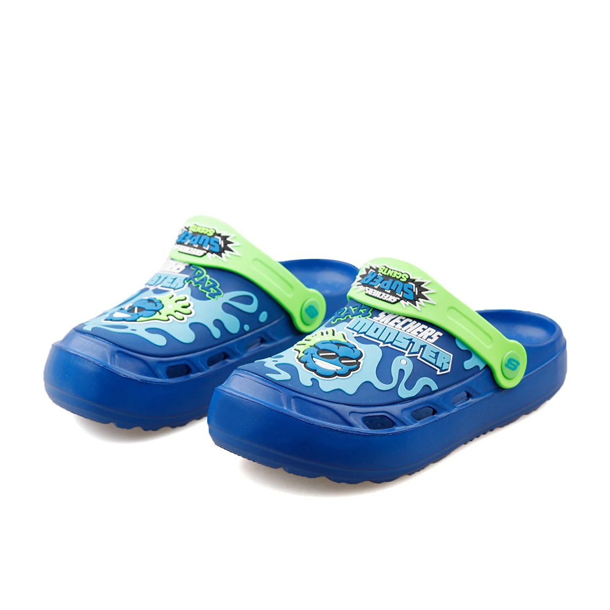 Erkek Çocuk Sandalet 406628L BLLM Skechers SWIFTERS Blue-Light Green