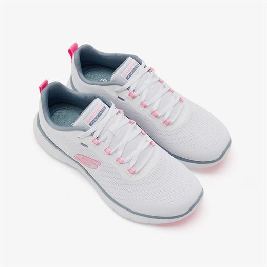 Kadın Sneaker ( Günlük) 150201 WPKB Skechers FLEX APPEAL 5.0 White-Pink-Blue