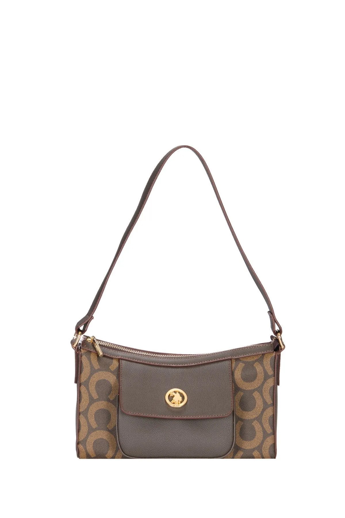 US24591 U.S. POLO ASSN. USPA LADIES BAG BROWN