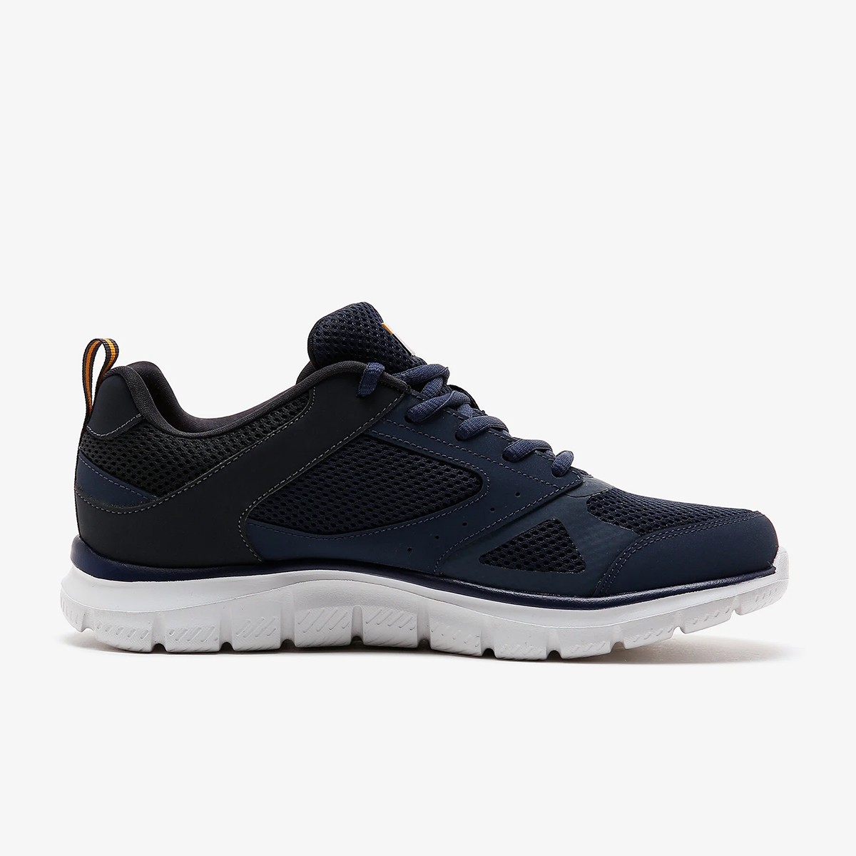 232398TK NVY Skechers TRACK Navy Engineered Knit/ Charcoal Trim