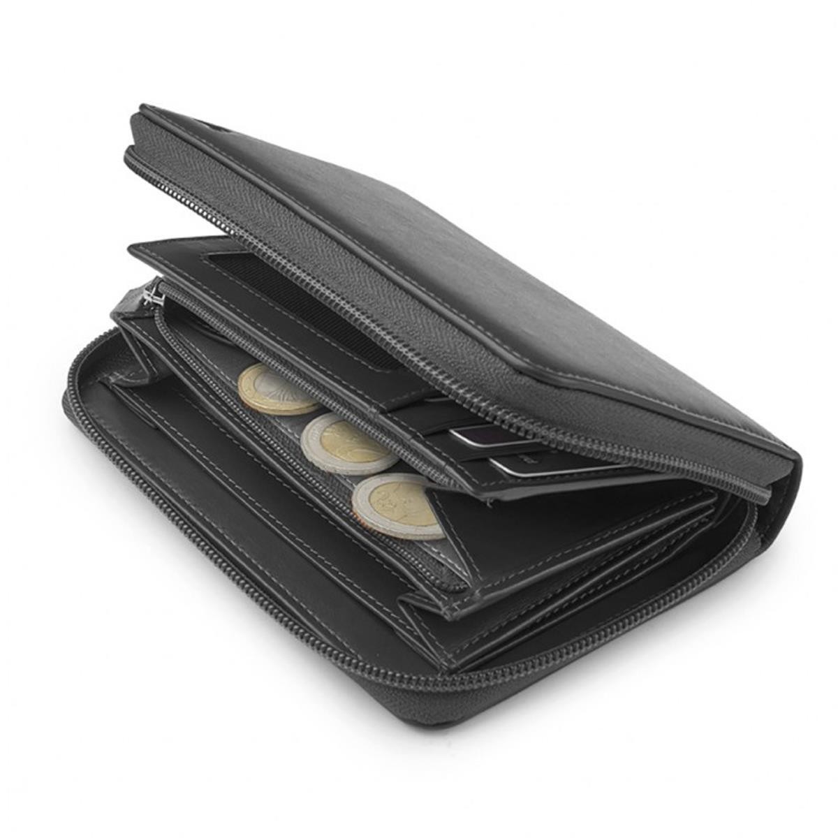 Kadın Cüzdan & Kartlık 41293101 Roncato WOMEN'S WALLET PASCAL NERO