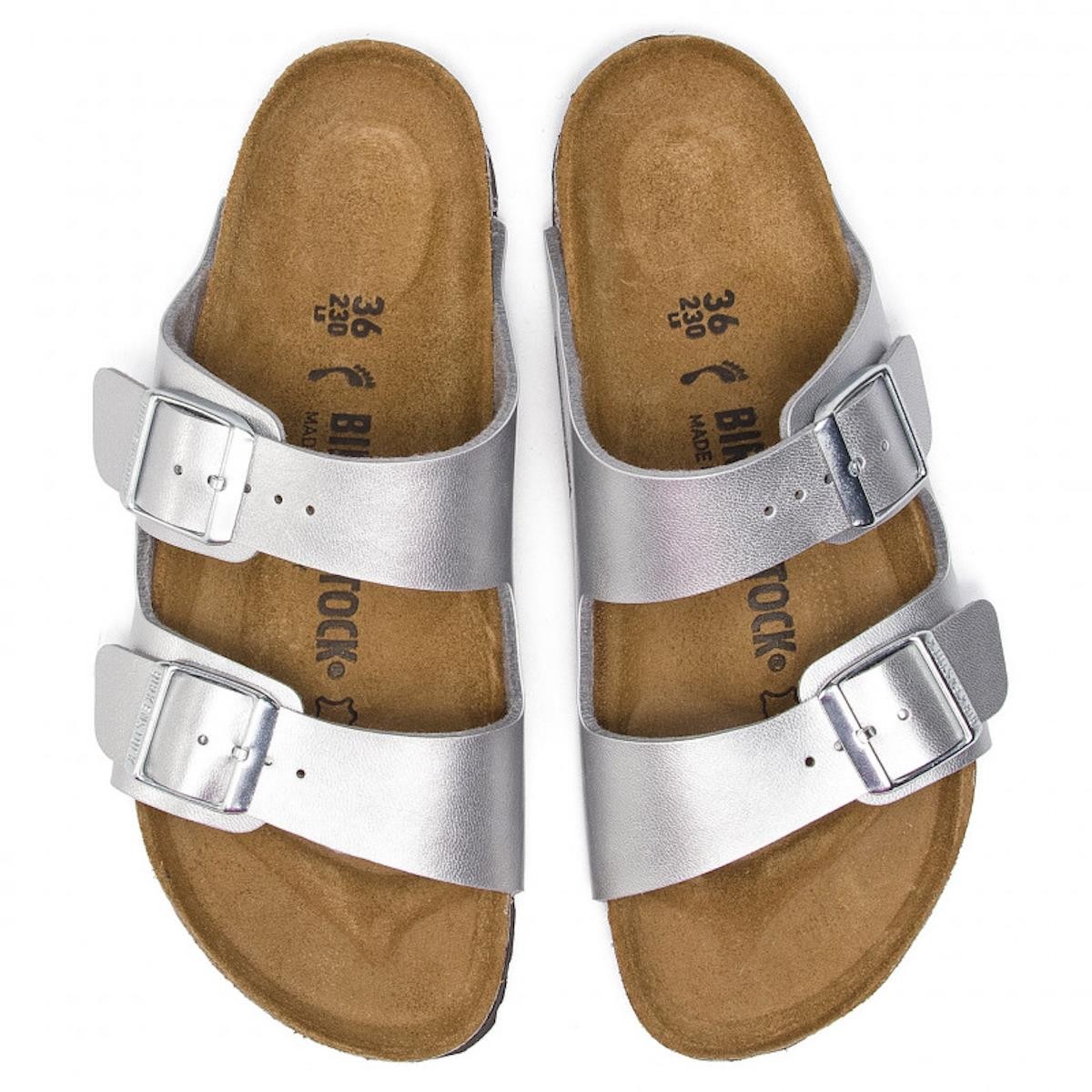 Kadın Terlik 1012283 Birkenstock ARIZONA BF SILVER