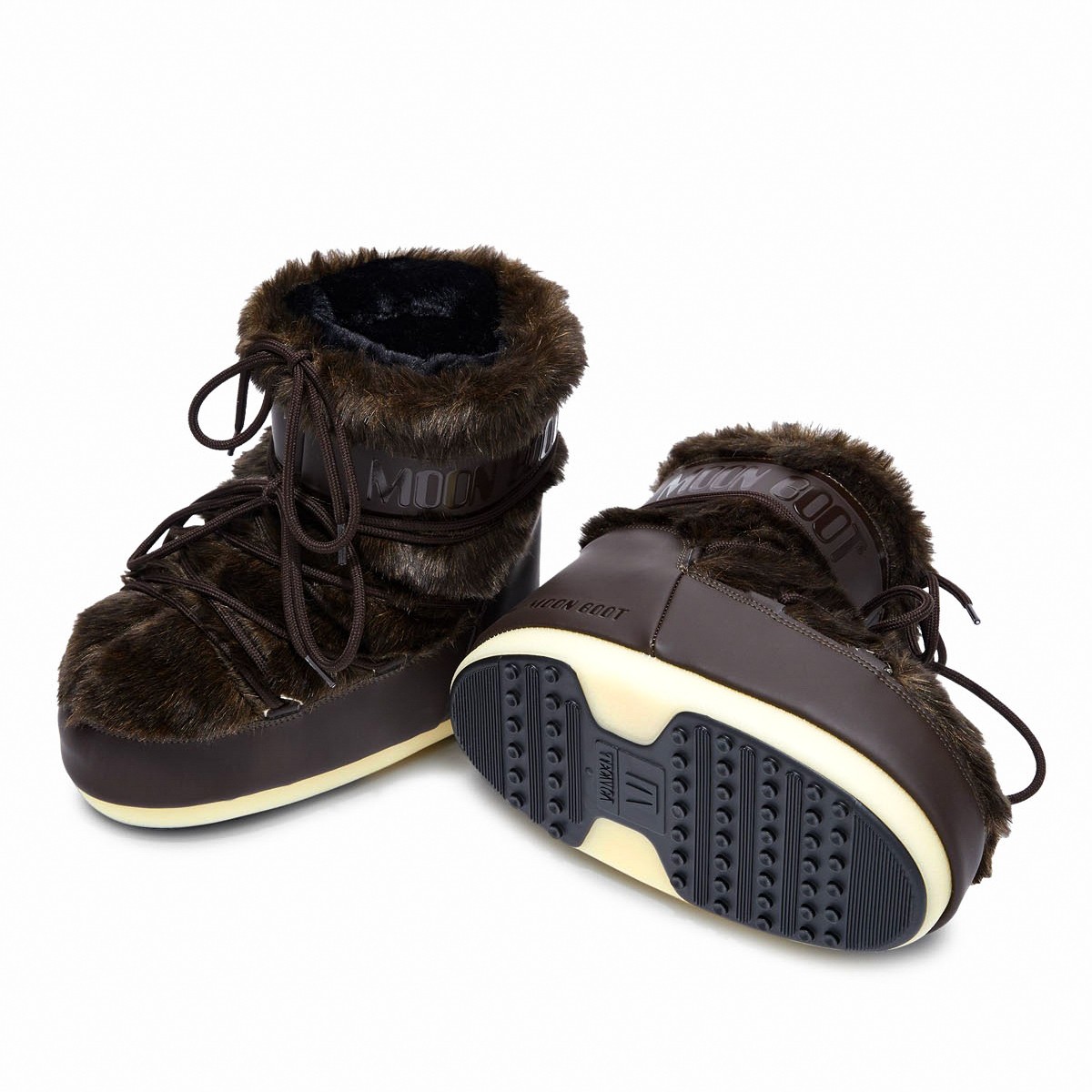 Kadın Bot 14093900-003 MOON BOOT ICON LOW FAUX FUR Brown