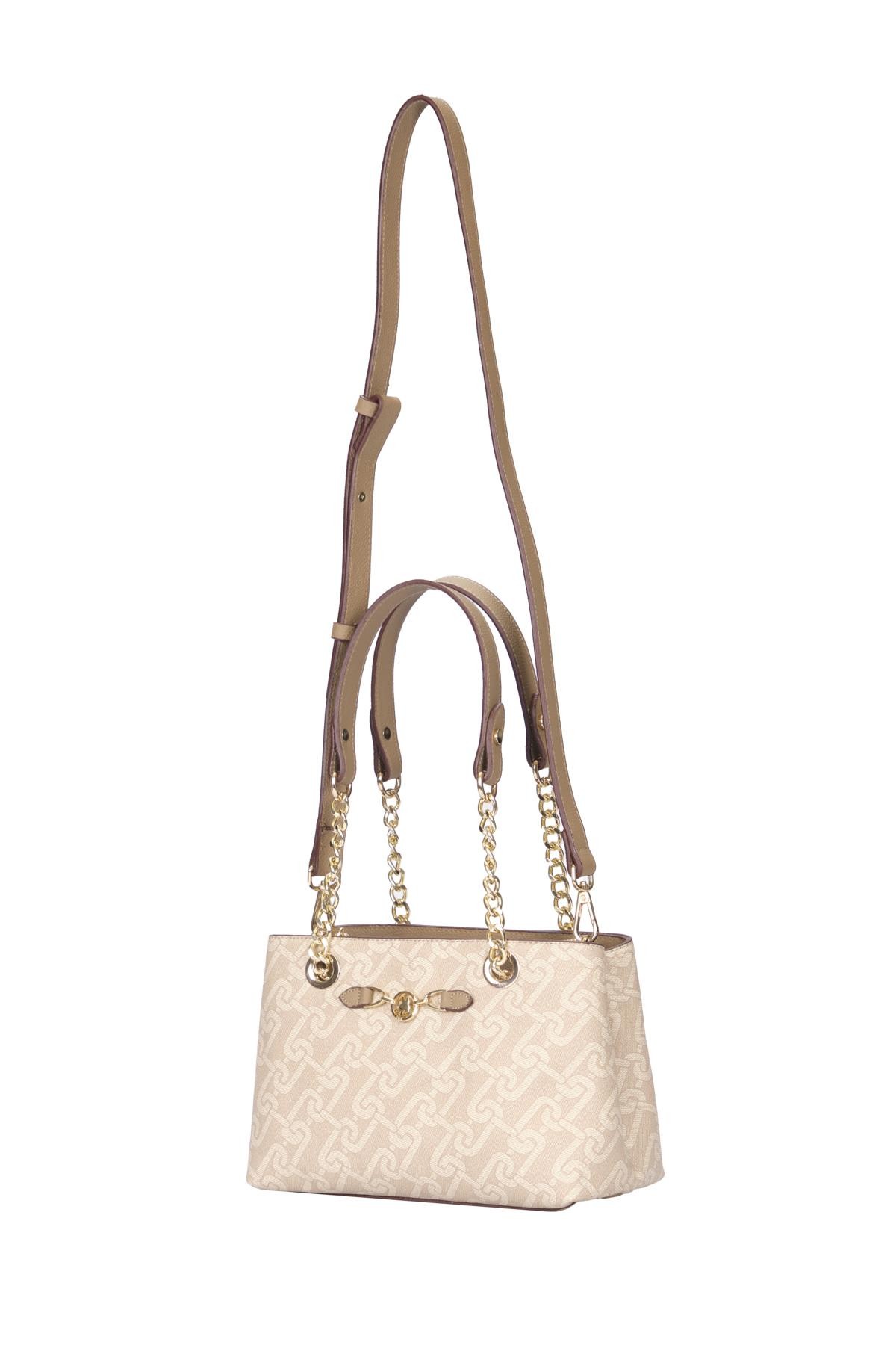 Kadın Omuz Çantası US24508 U.S. POLO ASSN. USPA LADIES BAG 00018 Beige