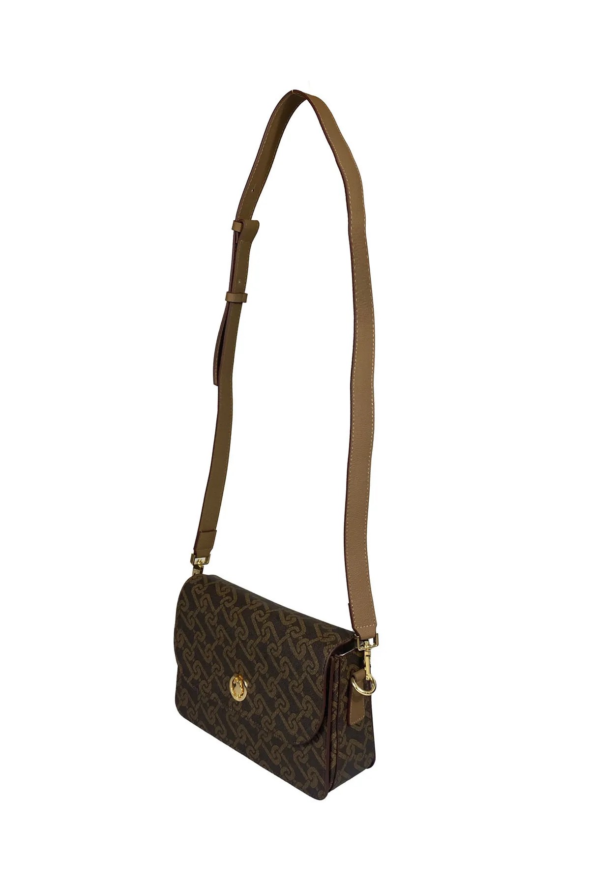 US24525 U.S. POLO ASSN. USPA LADIES BAG BROWN