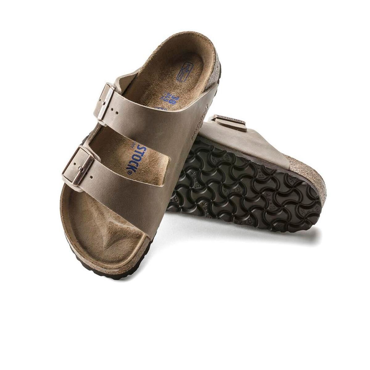 Erkek Terlik 552813 Birkenstock ARIZONA SFB LEOI TOBACCO BROWN