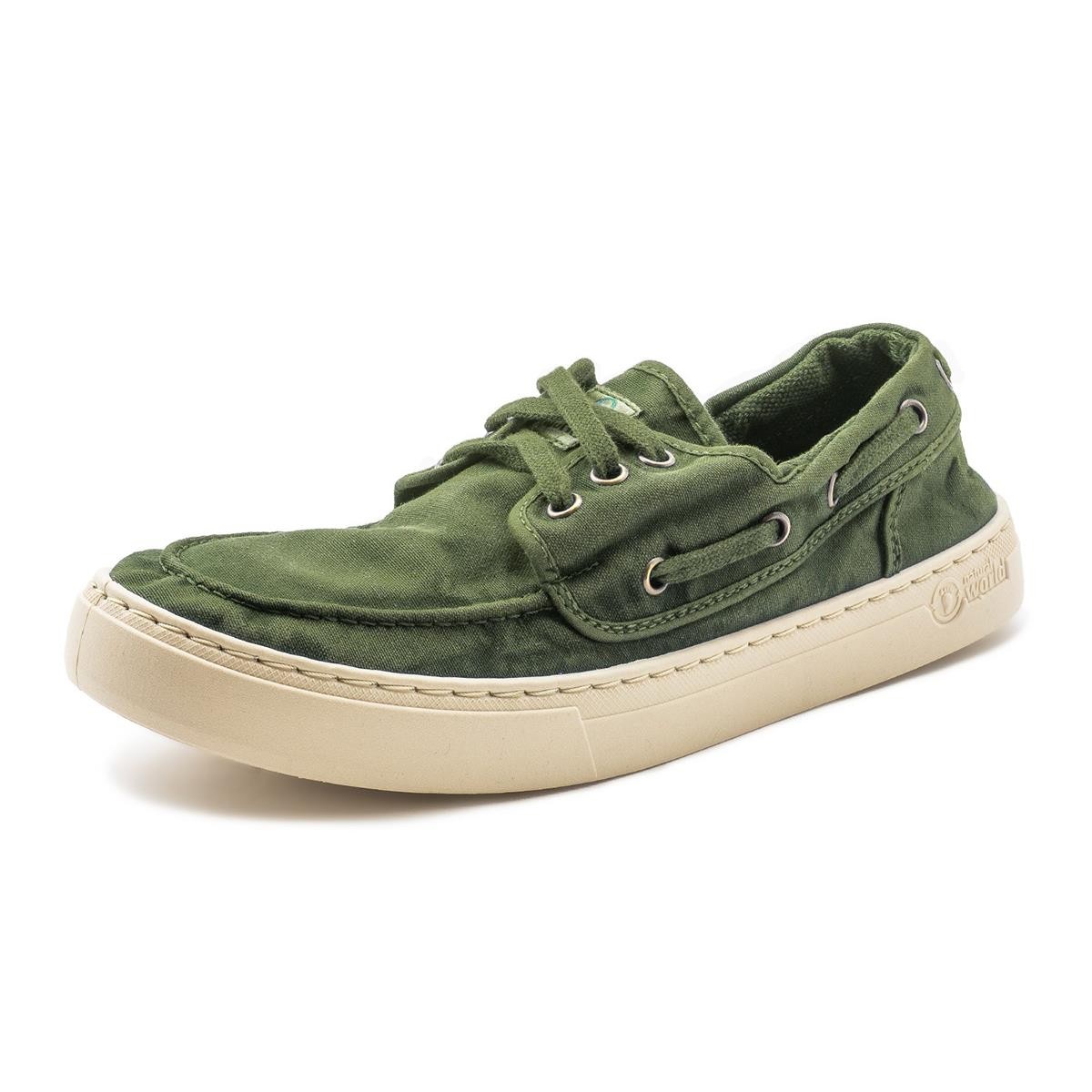 Erkek Sneaker ( Günlük) 6603E-622 NAUTICO ENZIMATICO Natural World Kaki Enz