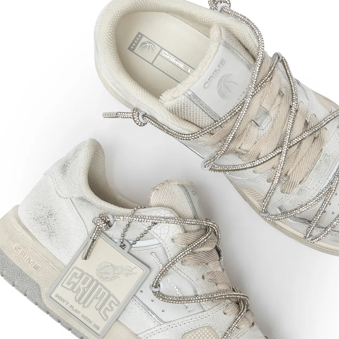 Kadın Sneaker ( Günlük) 21453AA7 Crime London OFF COURT OG WHITE