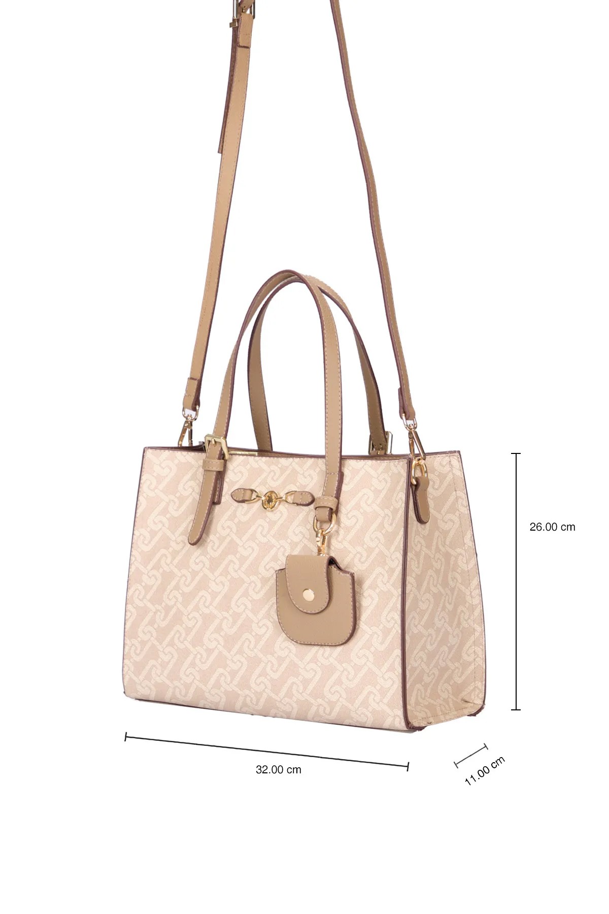 US24506 U.S. POLO ASSN. USPA LADIES BAG BEIGE