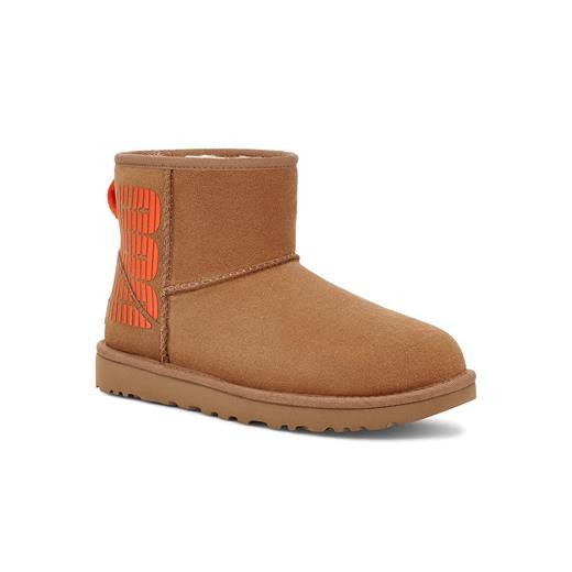 Kadın Bot 1144057 UGG W CLASSIC MINI UGG SIDE LOGO CHESTNUT (TABA)