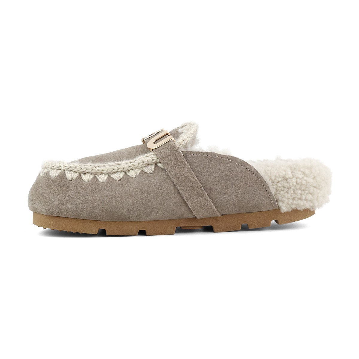 MU.FW431000A ELGRY Mou WINTER BIO SLIDE - LOGO Elephant Grey