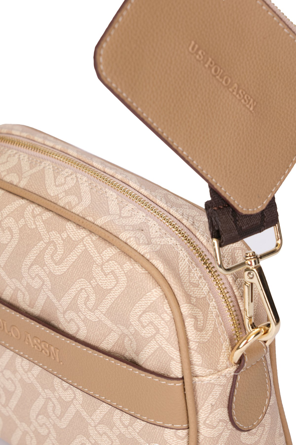 US24513 U.S. POLO ASSN. USPA LADIES BAG 00018 Beige