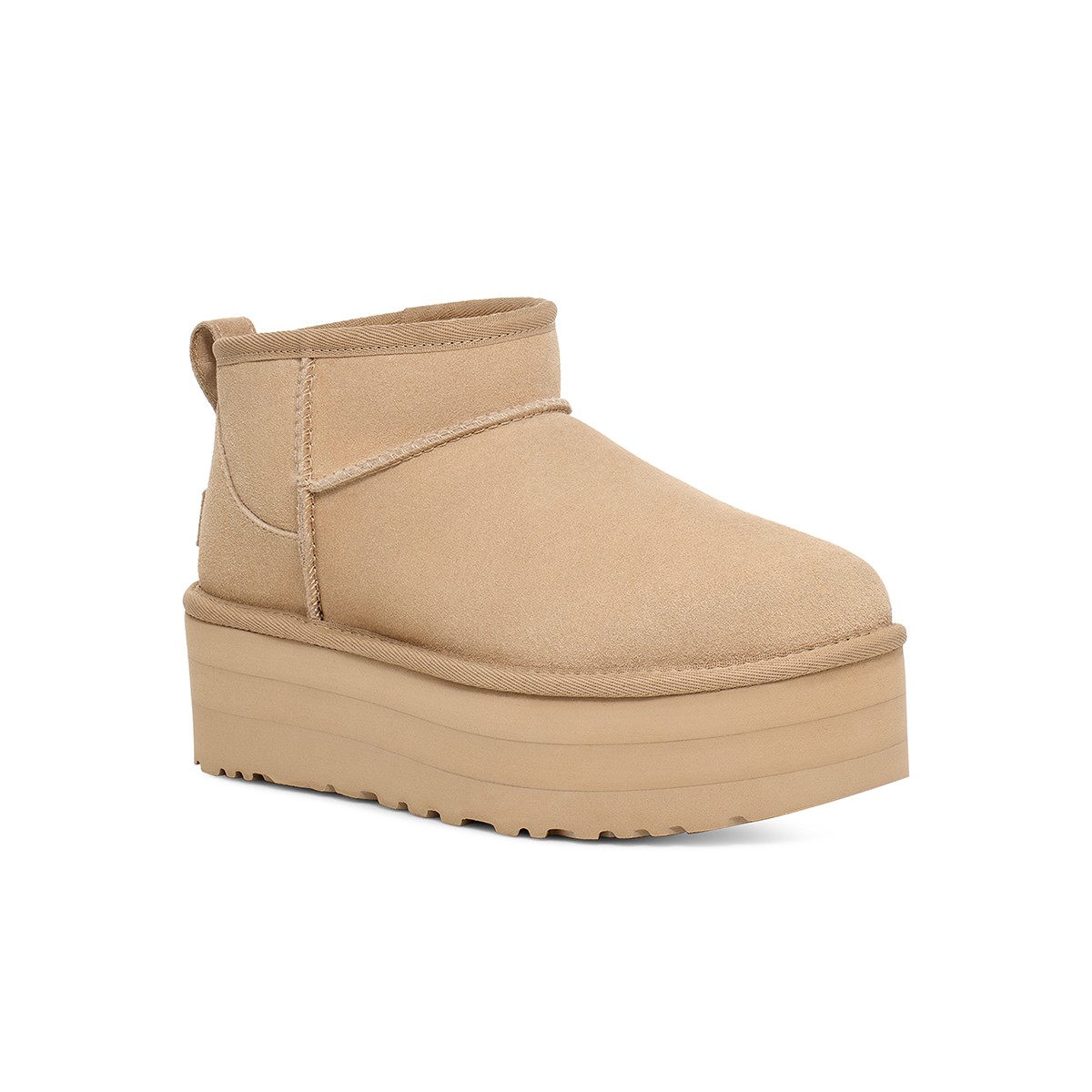 1135092 UGG W CLASSIC ULTRA MINI PLATFORM MUSTARD SEED (HARDAL)