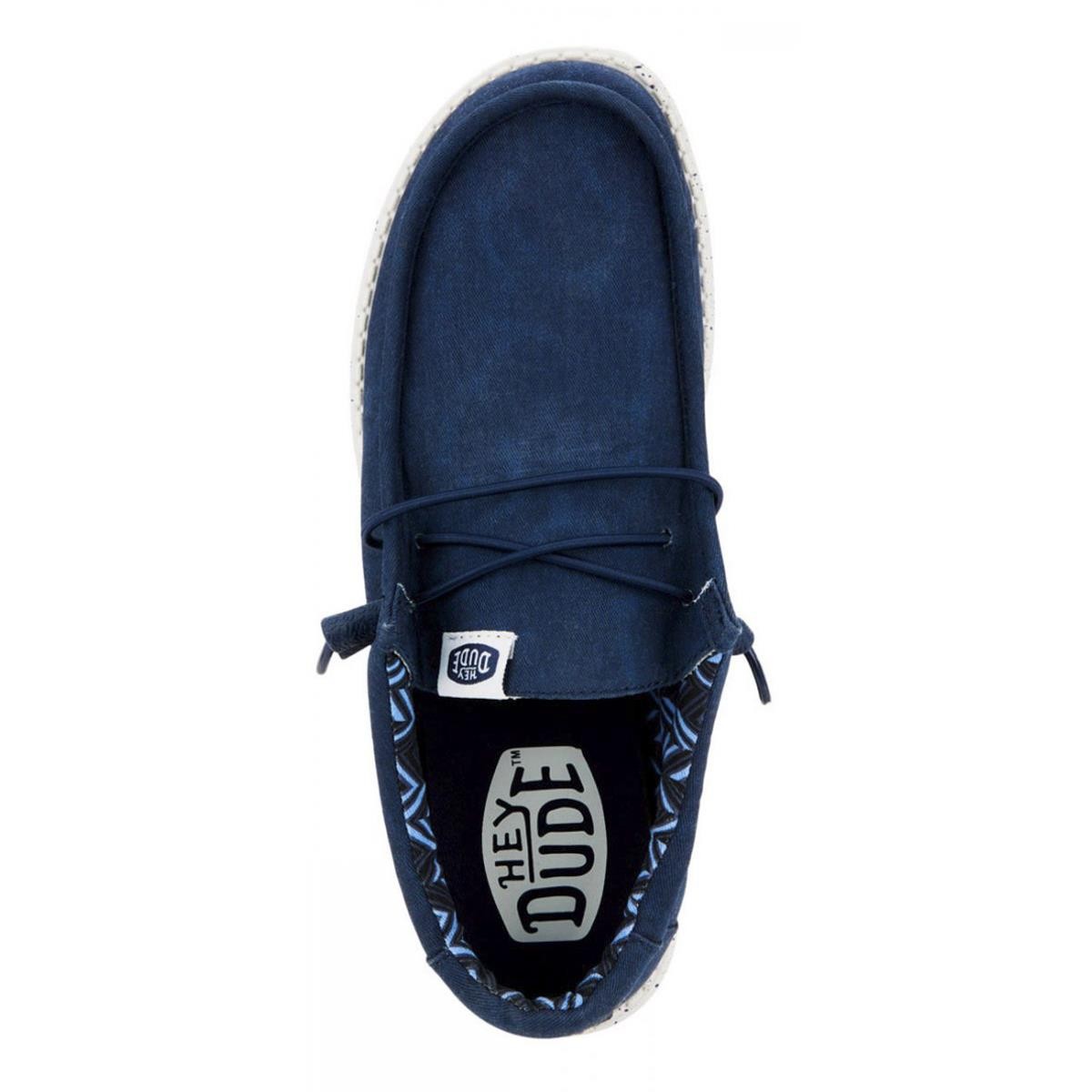 Erkek Sneaker ( Günlük) HD.40700  Hey Dude Wally Canvas 410 Navy