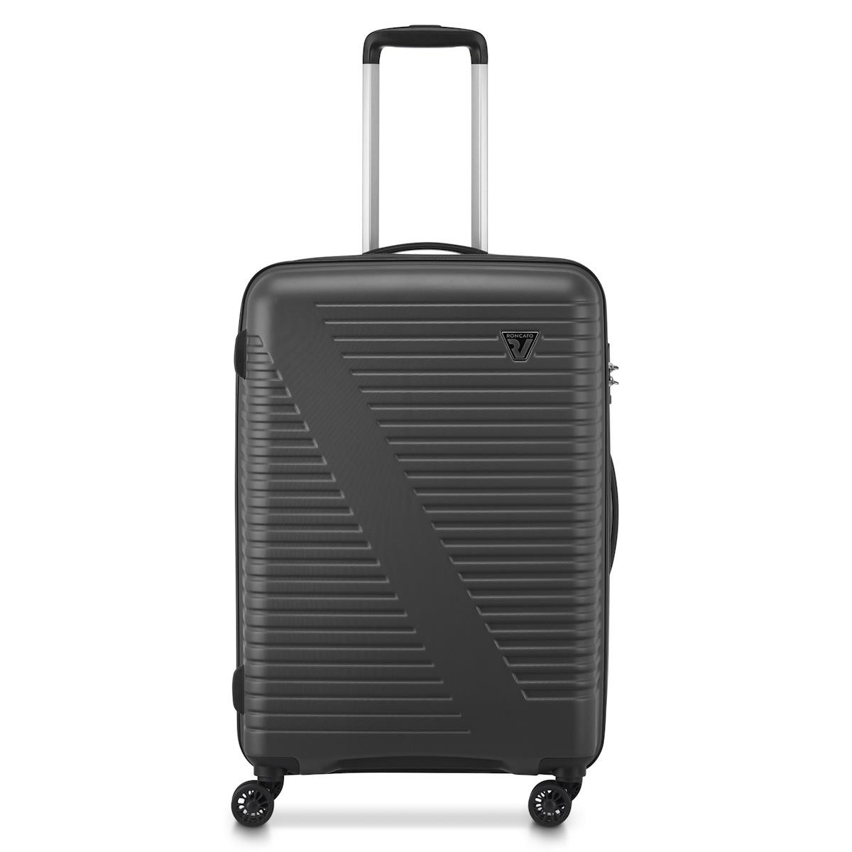 Unisex Valiz 41304201 Roncato Sunlite Trolley Medıo 4R Nero