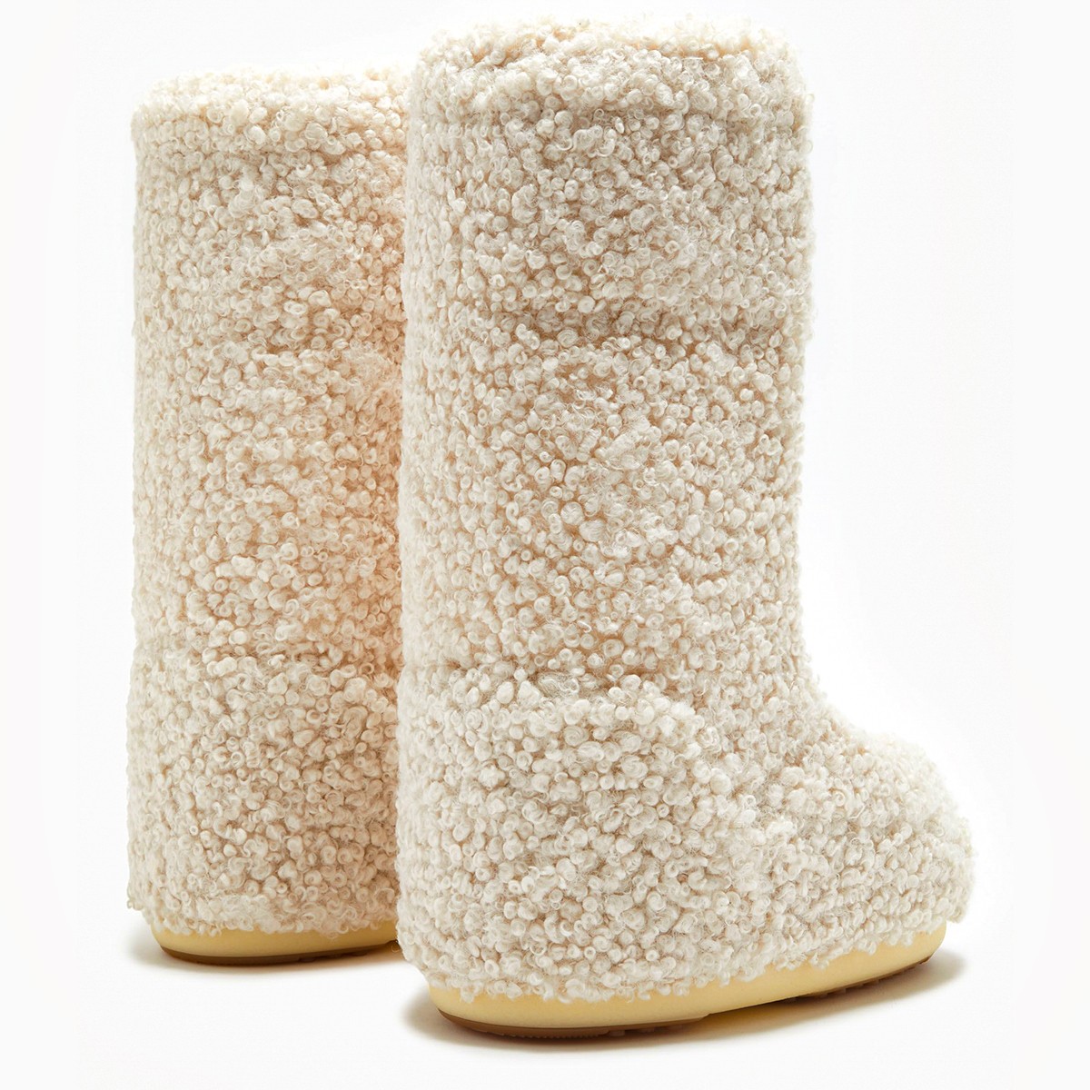 14028700-002 Moon Boot Icon Faux Astrakan Cream