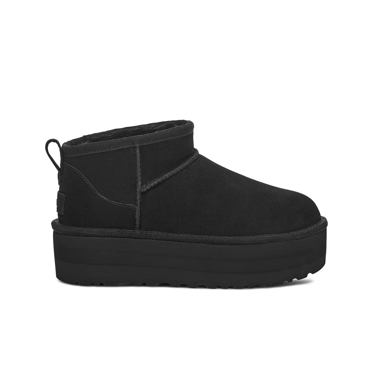 Kadın Bot 1135092 UGG W CLASSIC ULTRA MINI PLATFORM BLACK (SIYAH)