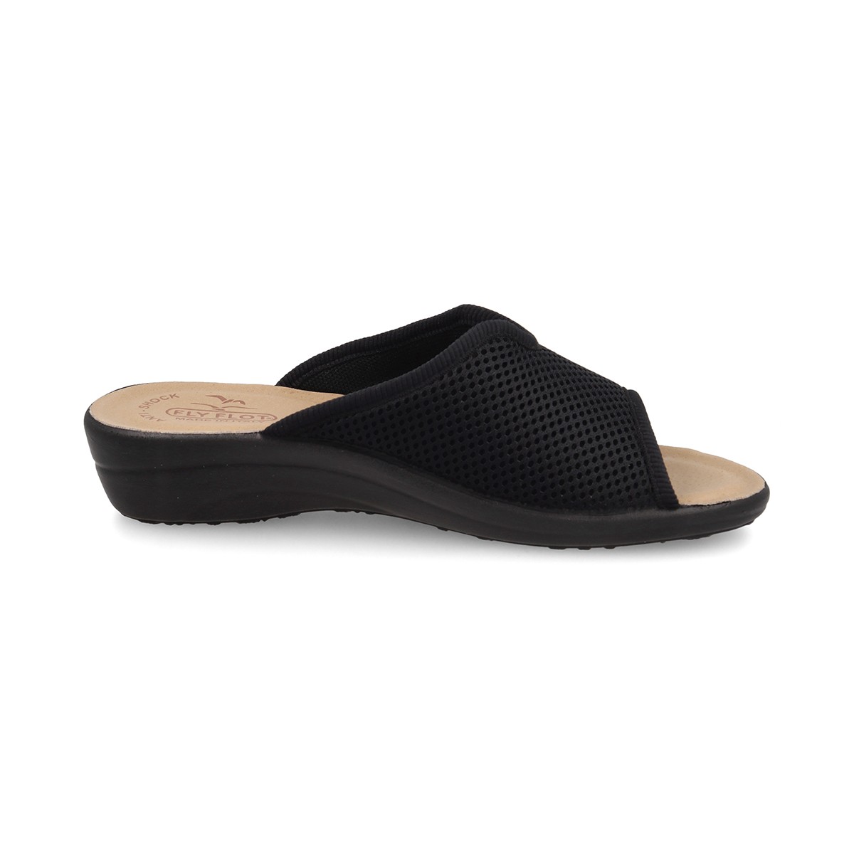 T4 429 FE Fly Flot CLOTH Slipper Black