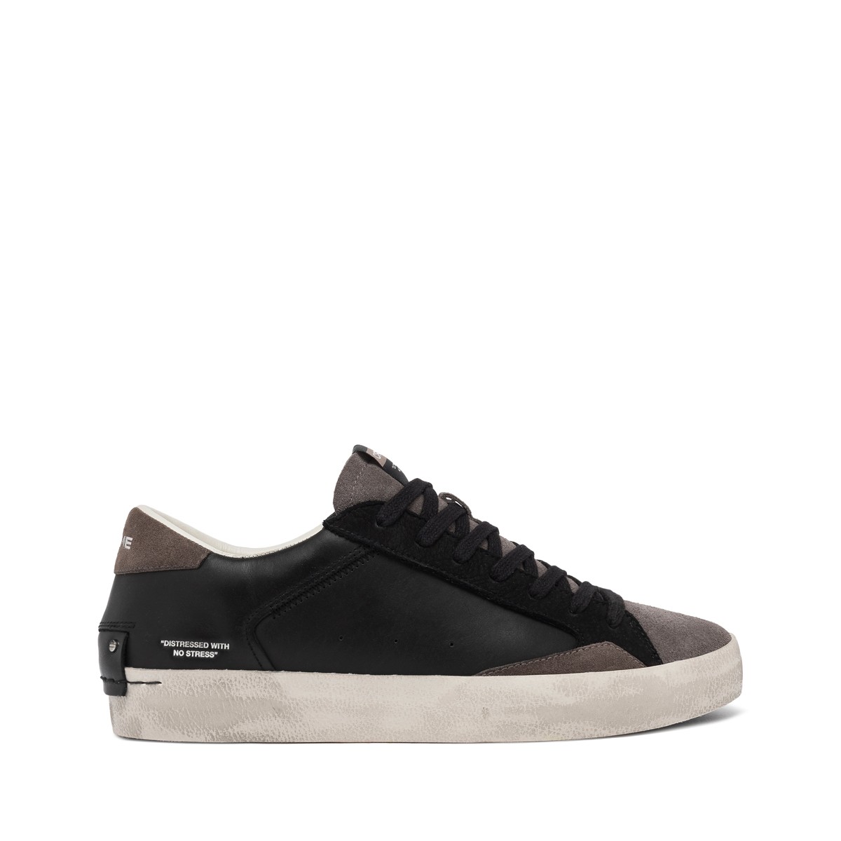 15004AA7 Crime London DISTRESSED Black