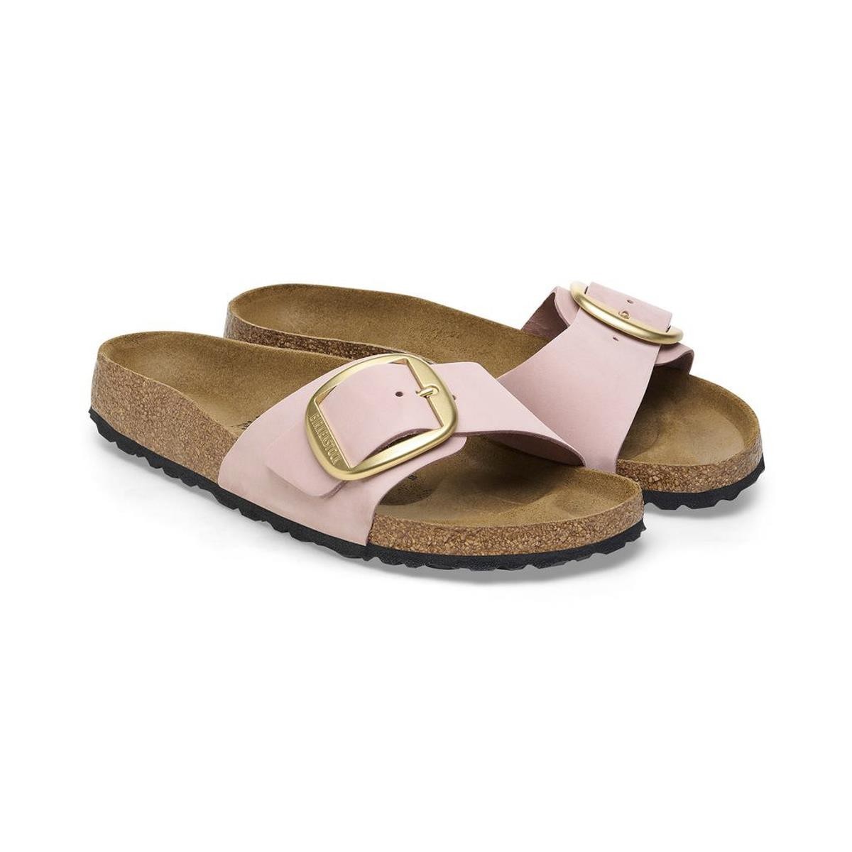 Kadın Terlik 1027056 Birkenstock MADRID BIG BUCKLE NU SOFT PINK