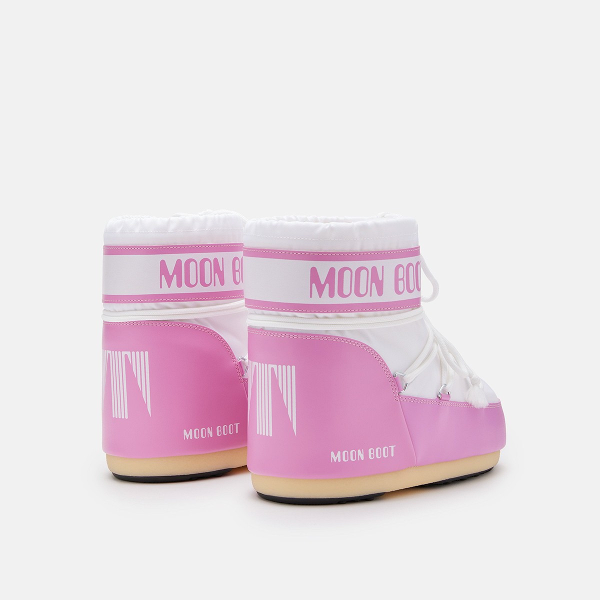 80D1409340-JB05 Moon Boot Icon Low Nylon Pink/White (33-35)