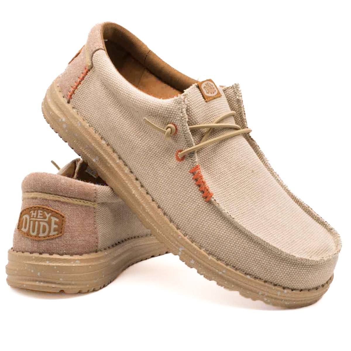 Erkek Sneaker ( Günlük) HD.40952  Hey Dude Wally Coastline Jute 40 Silver