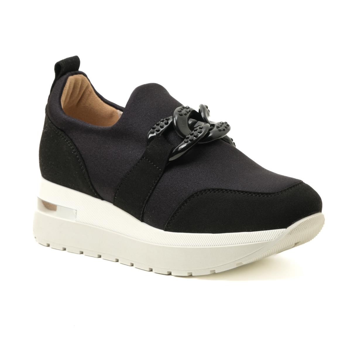 Kadın Sneaker ( Günlük) 9B4636 Comart 4636 TRICOT NERO-SPRINT Nero