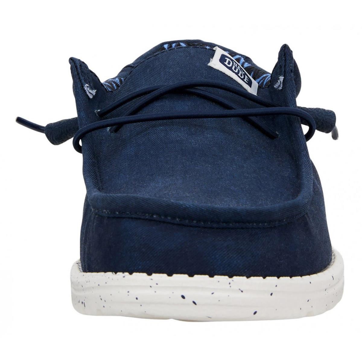 Erkek Sneaker ( Günlük) HD.40700  Hey Dude Wally Canvas 410 Navy