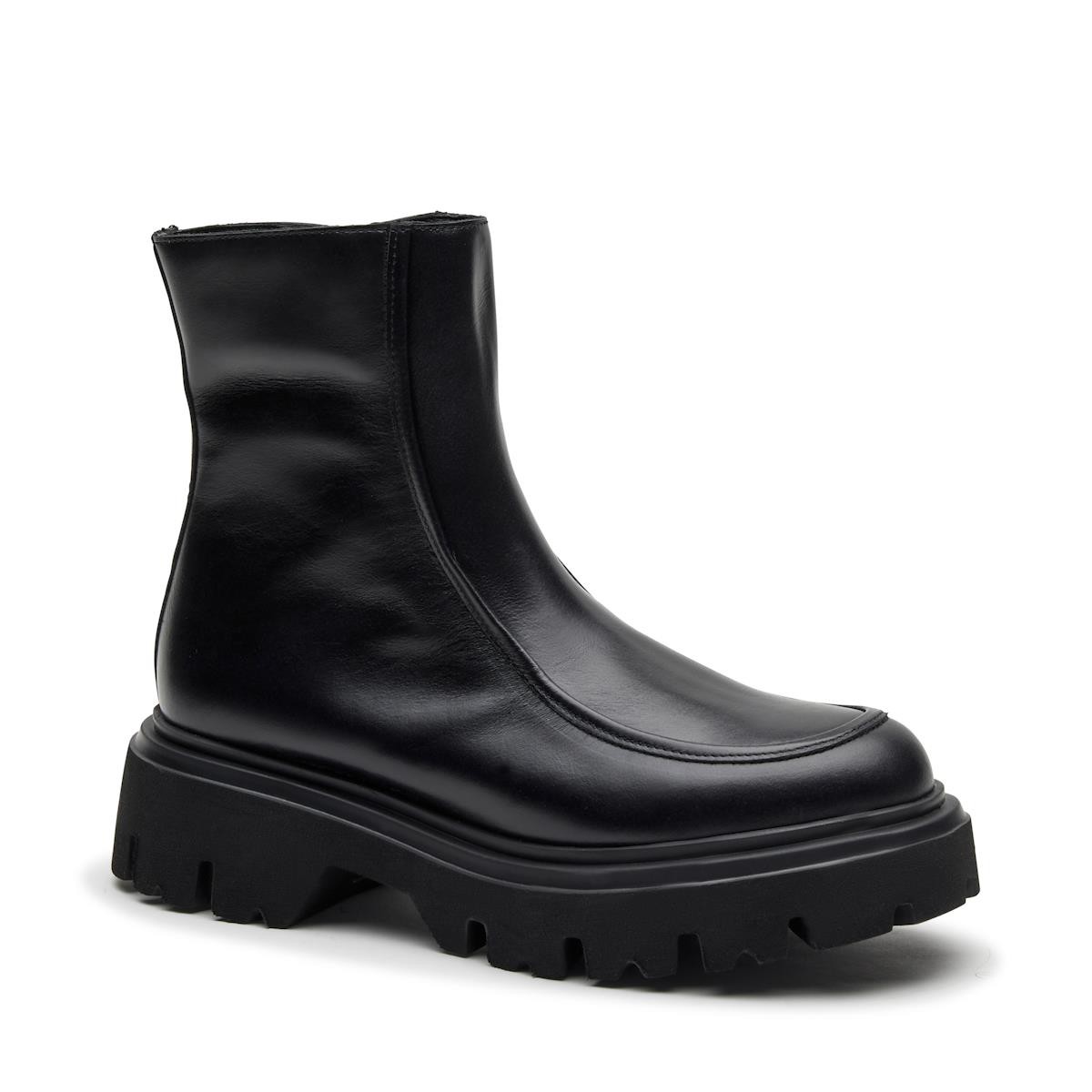 Kadın Bot 85L6 Frau SETA Chunky Boot Nero