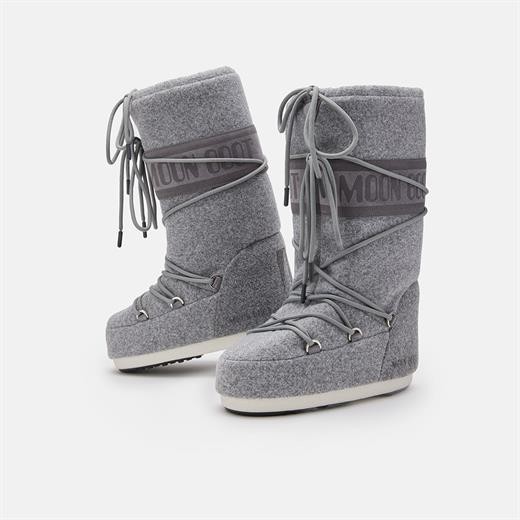 Kadın  80D1402950-H006 Moon Boot Icon Felt Grey