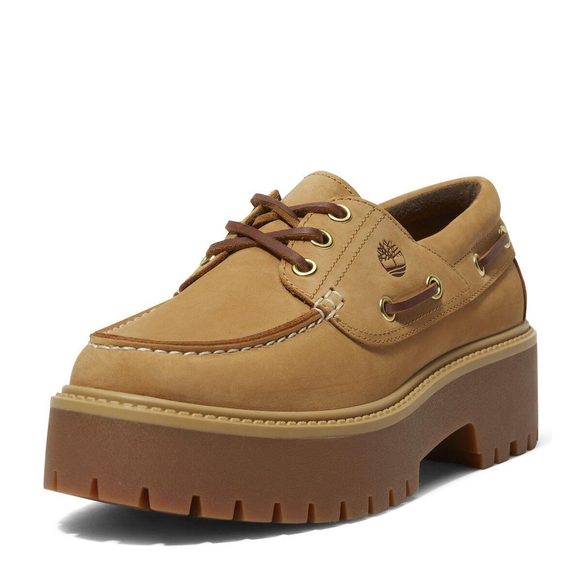 Kadın Oxford ( Klasik) TB 0A6AUS2311 Timberland STONE STREET BOAT SHOE Wheat