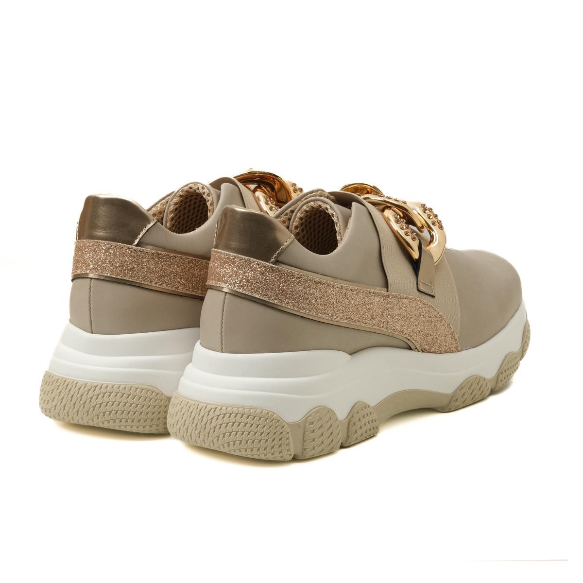 Kadın Sneaker ( Günlük) 9R4660 Comart 4660 MIC NAP BEI  VER PE TO PL Beige