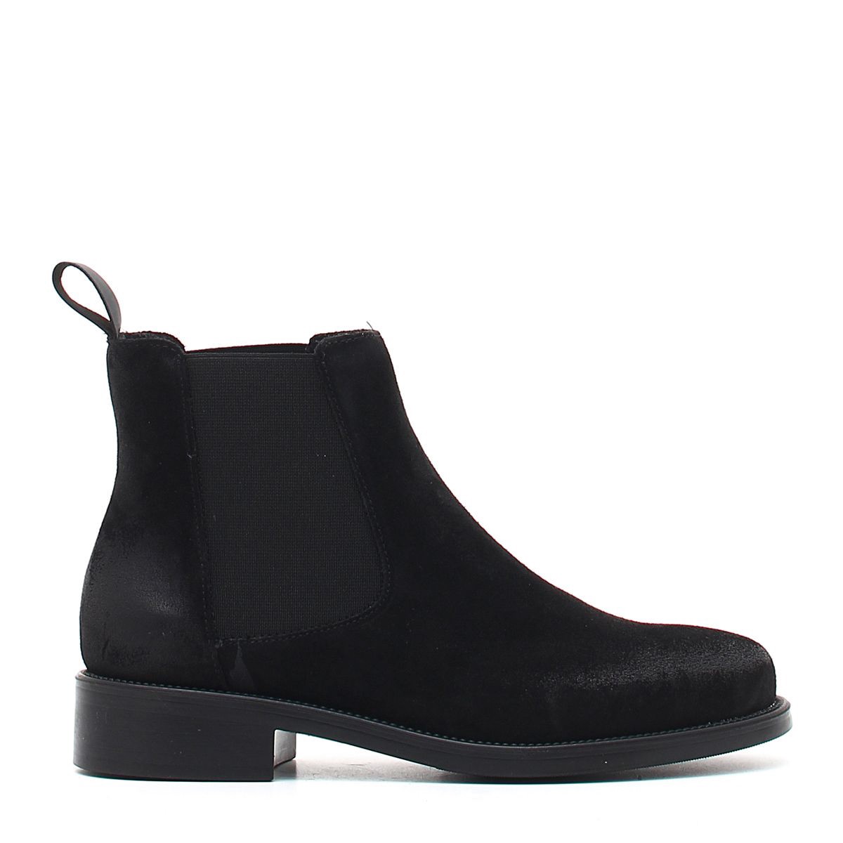 98A3 Frau WAXY Ankle Boot Nero