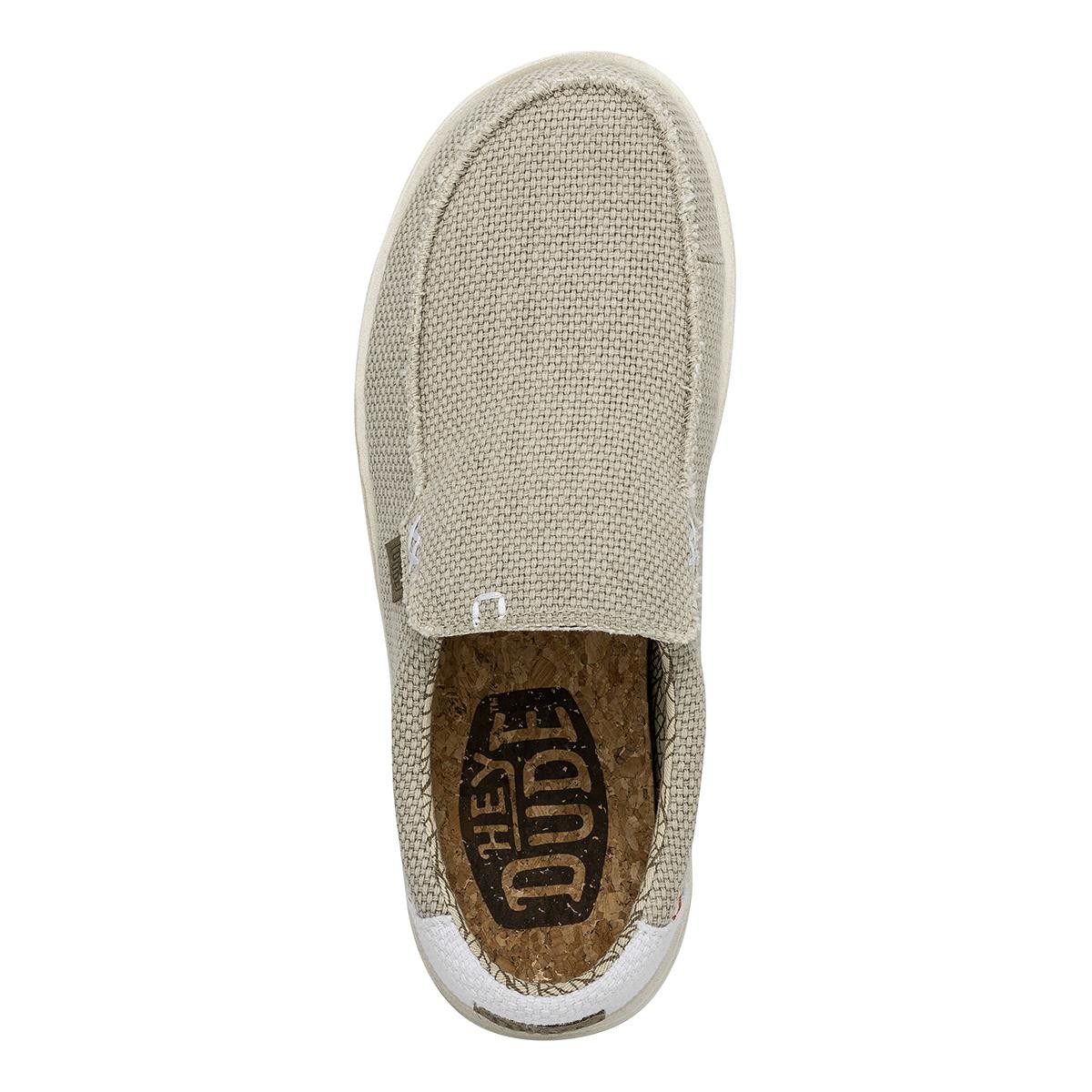 Erkek Sneaker ( Günlük) HD.40124  Hey Dude Mikka Braided 1LB Off White