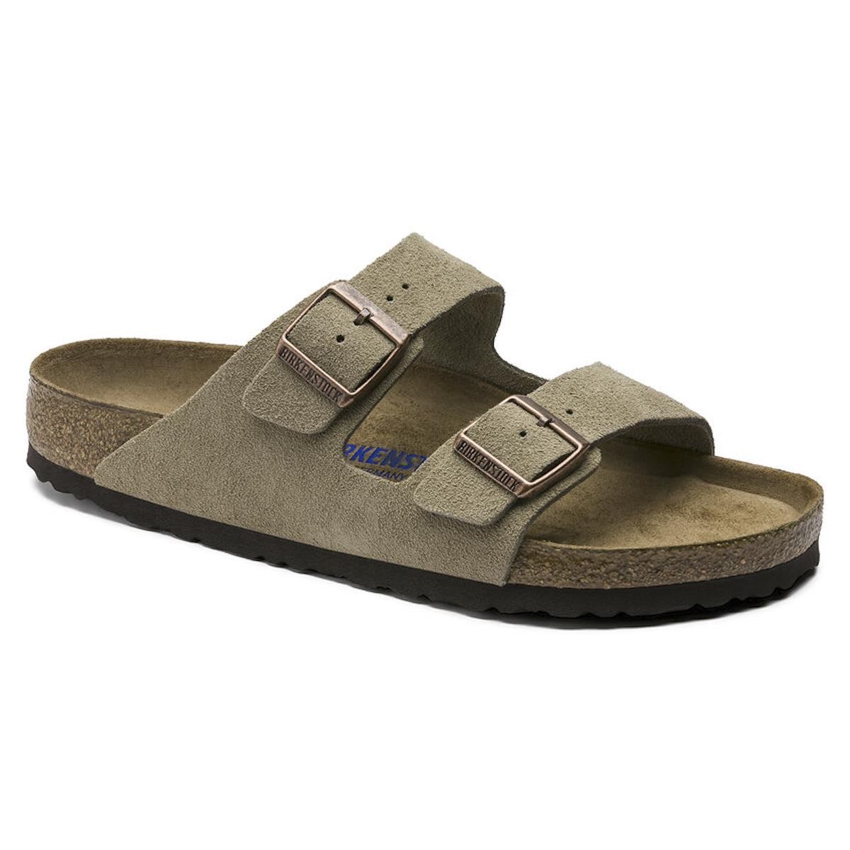 Erkek Terlik 951303 Arizona Birkenstock SFB VL Soft Taupe