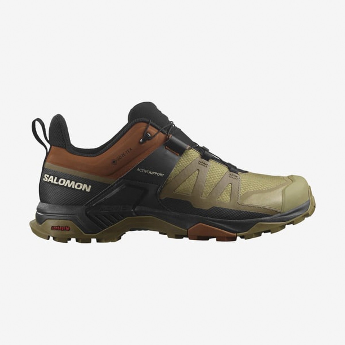 L47685200 SALOMON X ULTRA 4 GTX Gothic Olive/Caramel Cafe/Black - Gothic Olive/Caramel Cafe/Black