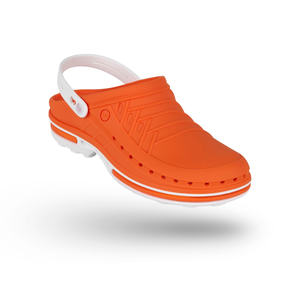 10004366 Wock CLOG 05 + STRAP White/Orange