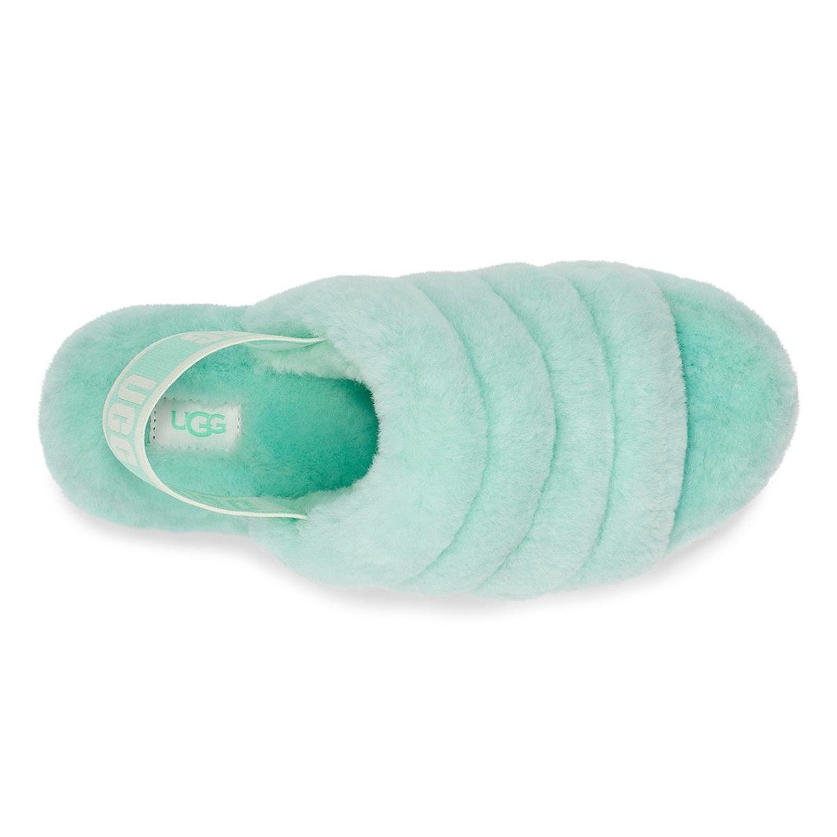 1095119 UGG W FLUFF YEAH SLIDE Pale Emarald