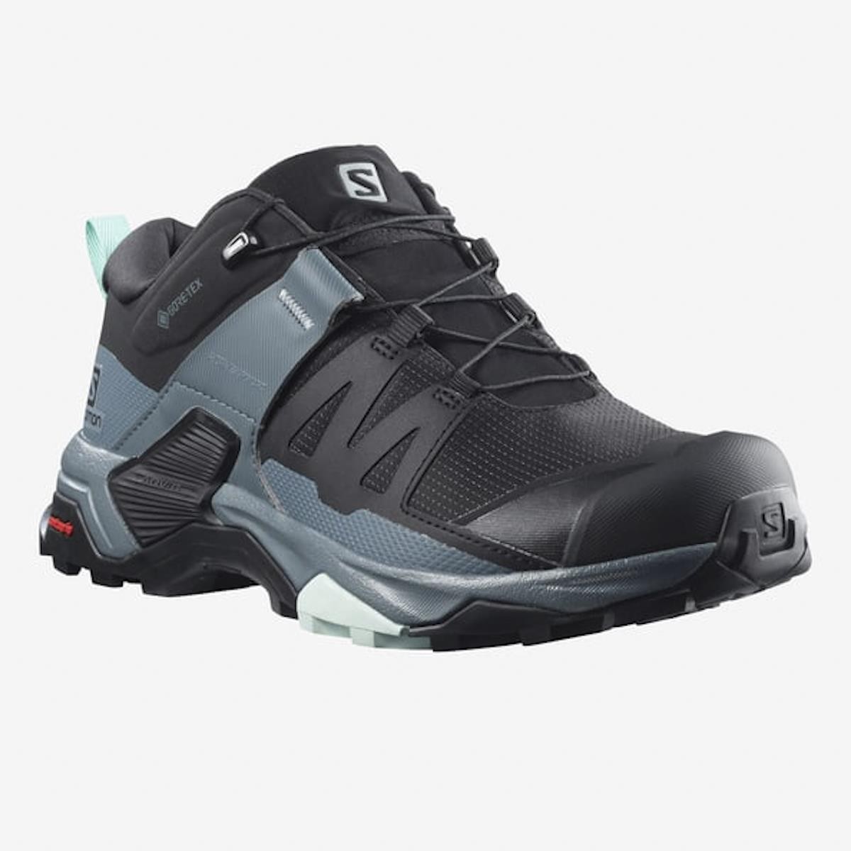 Kadın Outdoor L41289600 SALOMON AX ULTRA 4 GTX W Black-Stormy Weather-Opal Blue