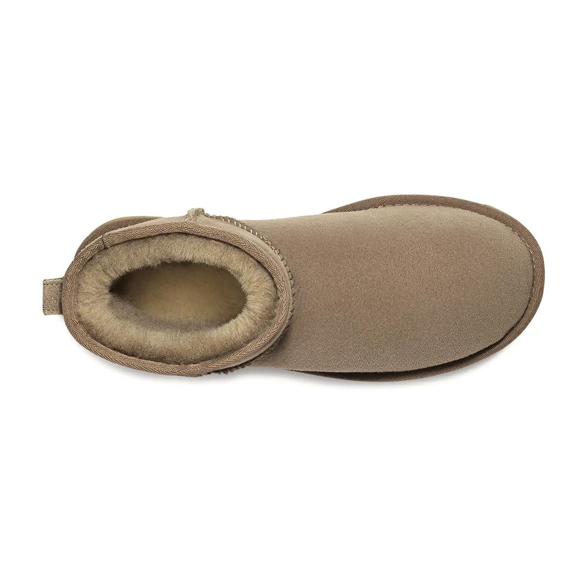 Kadın Bot 1016222 UGG W W CLASSIC MINI II ANTILOPE (KOYU NATUREL)