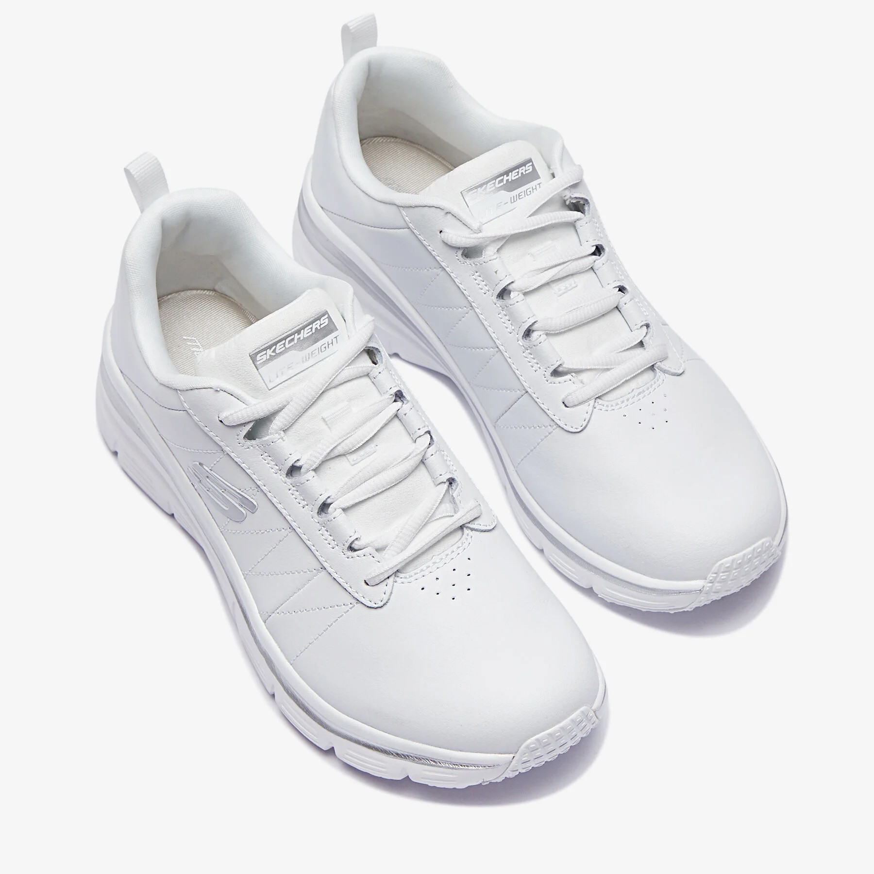 149473TK WSL Skechers ON FIT - EFFORTLESS White Silver