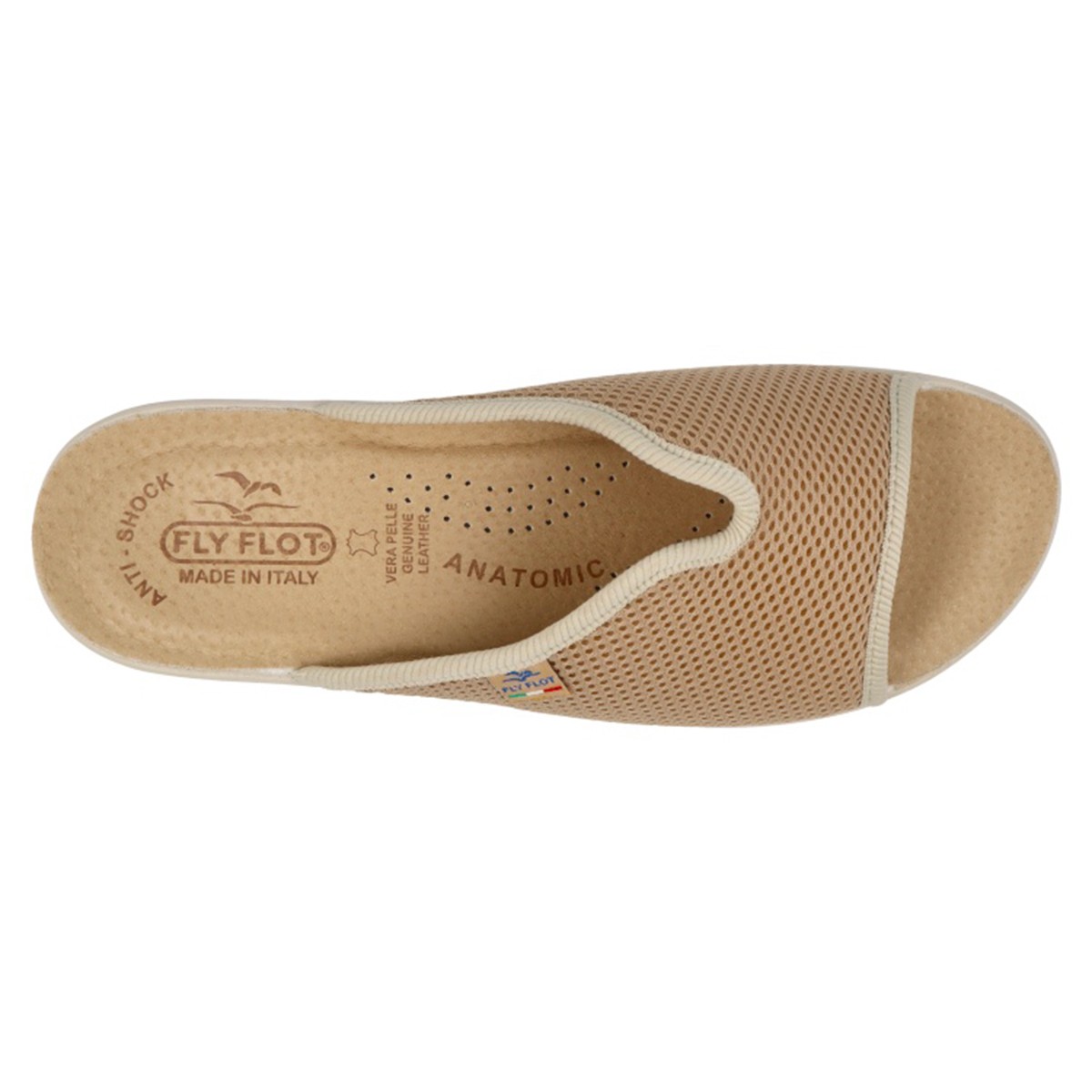 T4 429 FE Fly Flot CLOTH WOMAN SLIPPER Beige