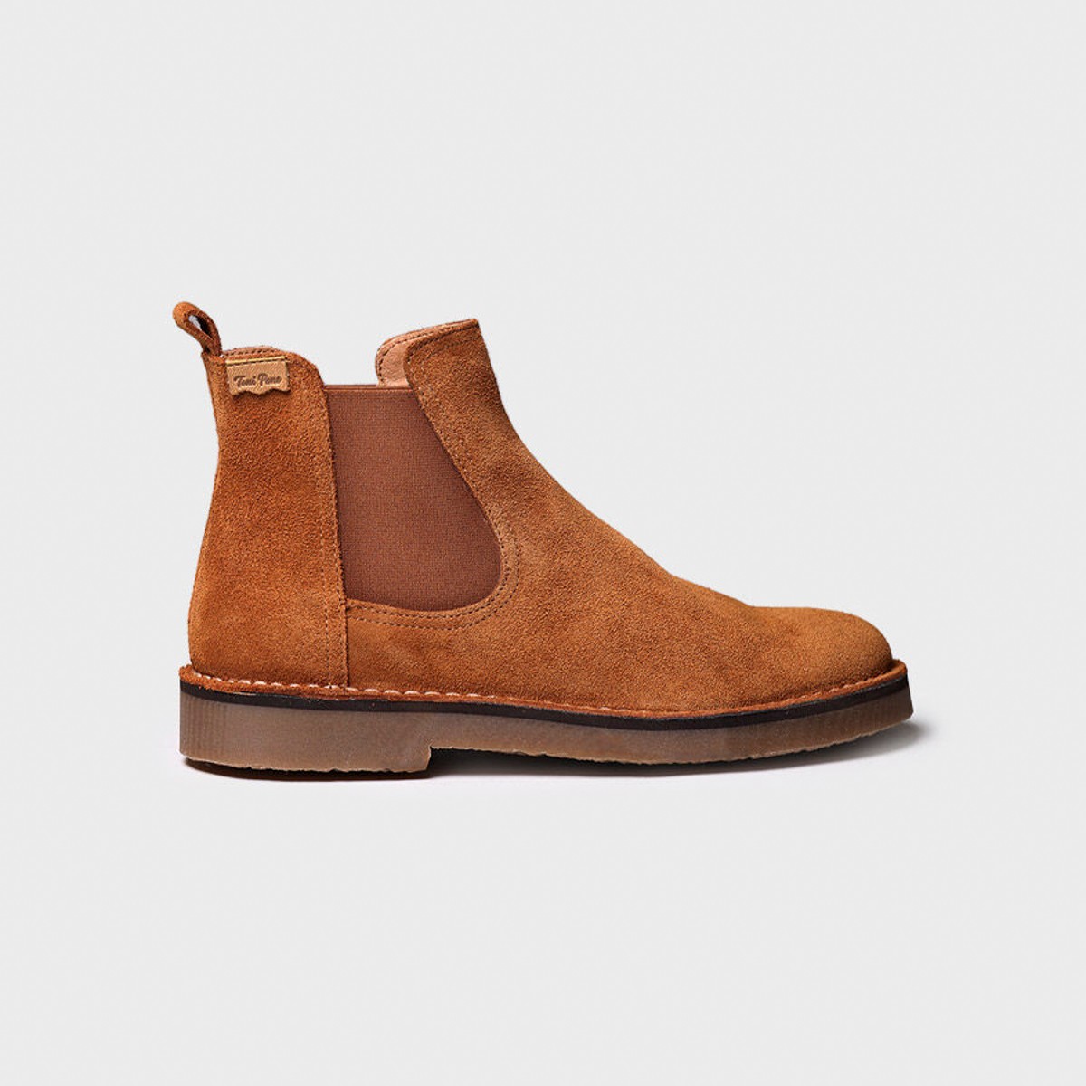 ISA-SY Toni Pons Ankle boot in Suede in Tobacco (Torrat)