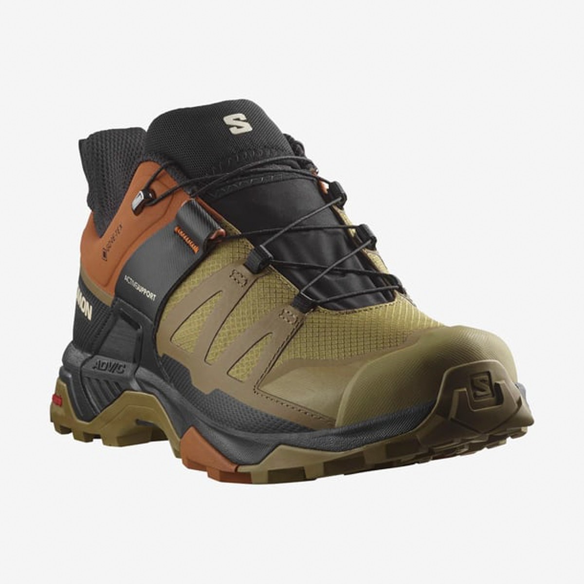 L47685200 SALOMON X ULTRA 4 GTX Gothic Olive/Caramel Cafe/Black