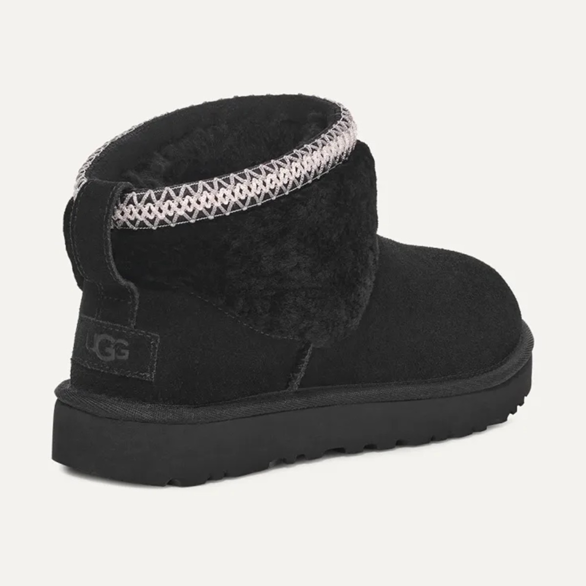 1158263 UGG W CLASSIC ULTRA MINI MAXI CURLY Black (Siyah)