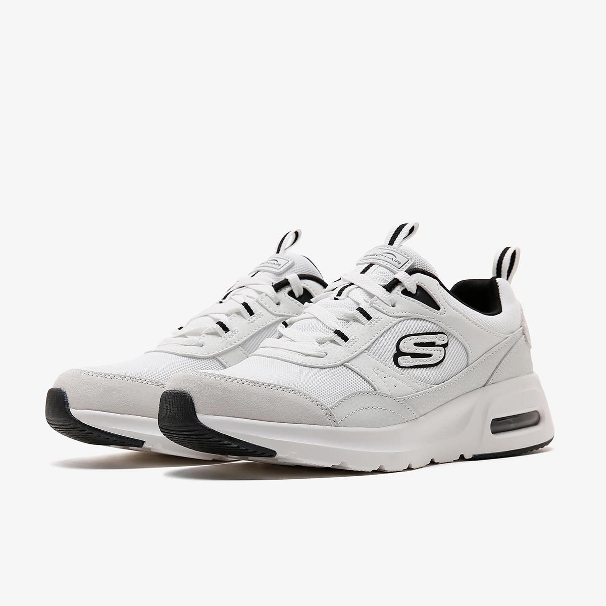 Erkek Sneaker ( Günlük) 232646 WBK Skechers SKECH-AIR COURT White Black