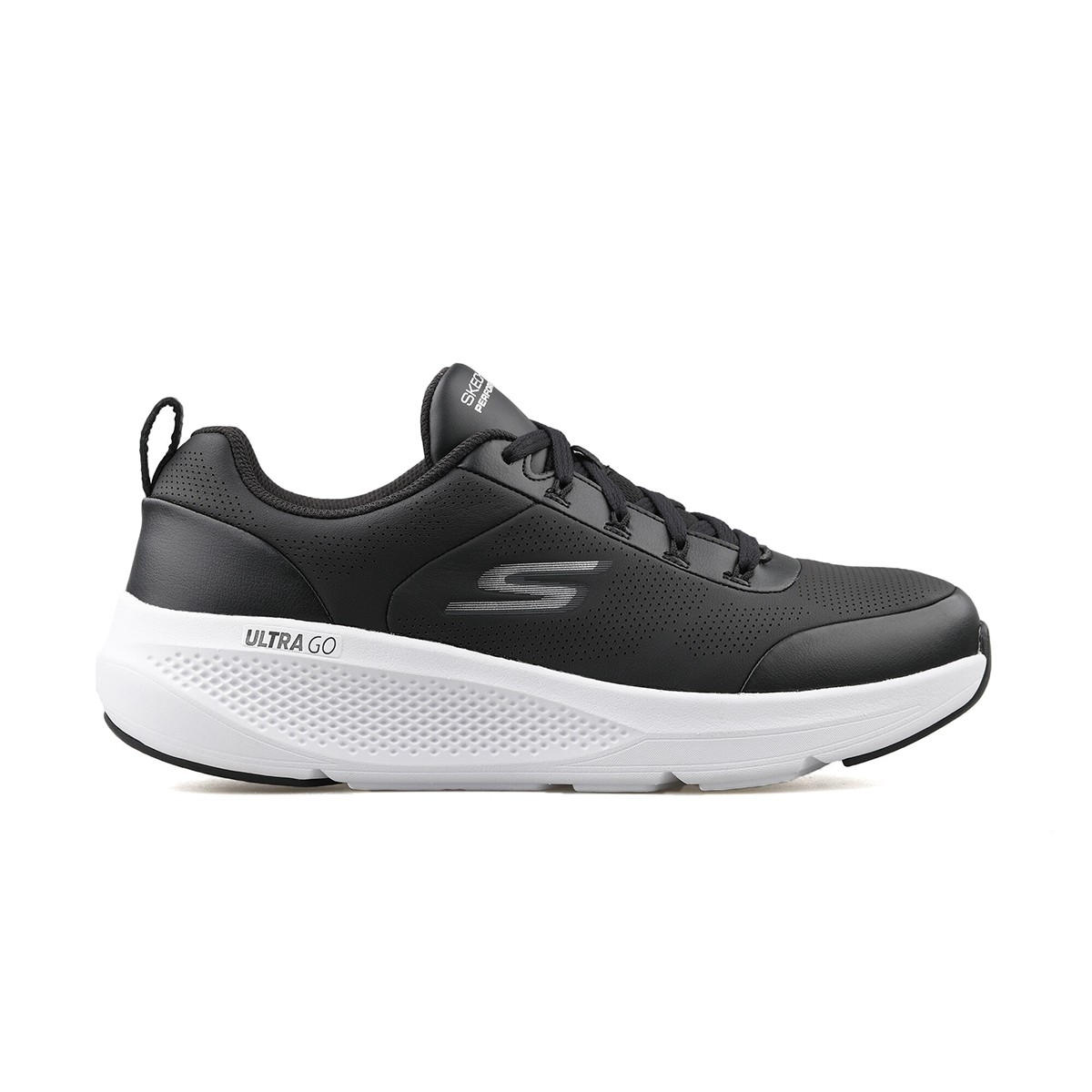 220328 BKW Skechers GO RUN ELEVATE- HEMISPHERE Black White