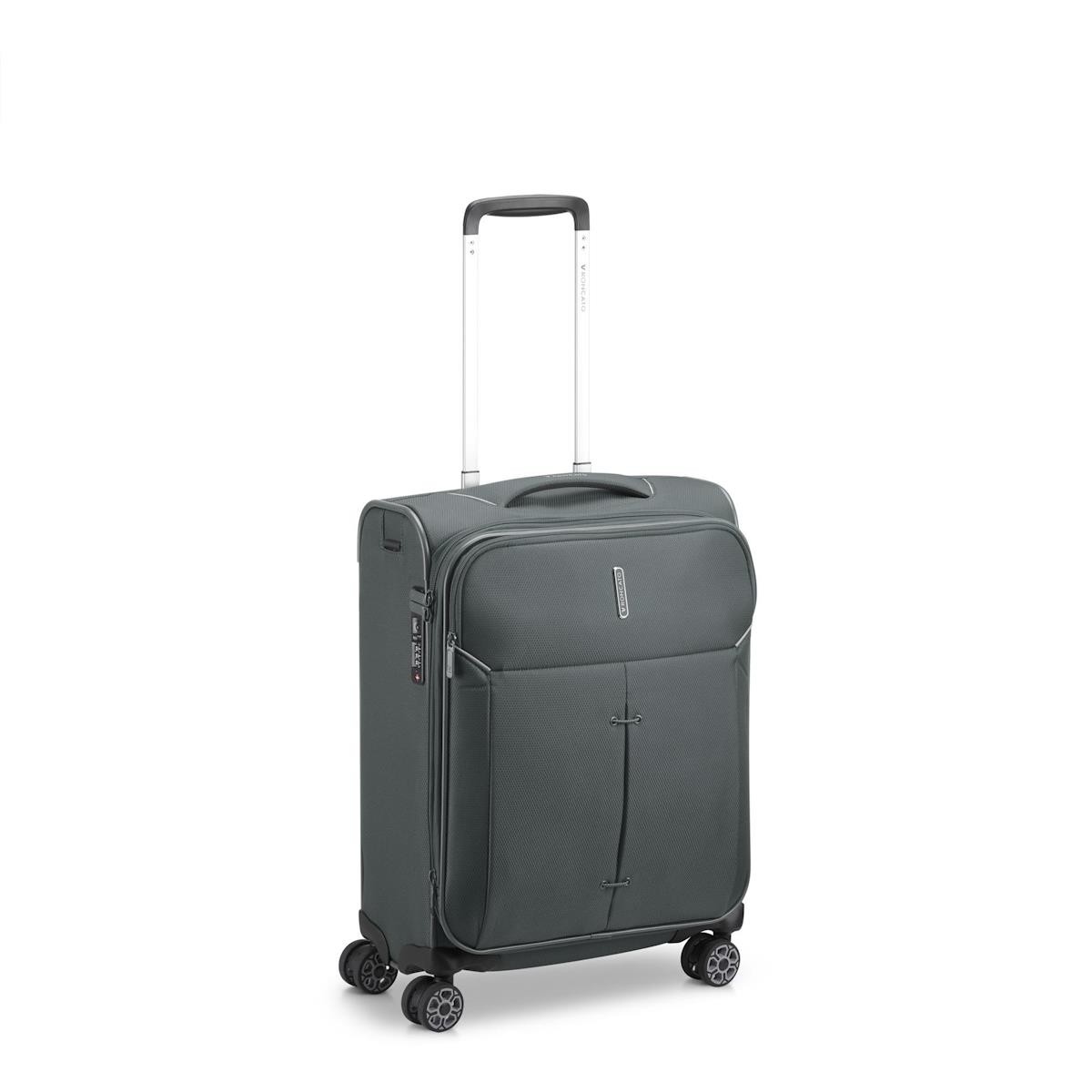 Unisex Valiz 41530322 Roncato Trolley Cabına 4R 55-20 Cm Exp Ironık 2.0 Anthracite